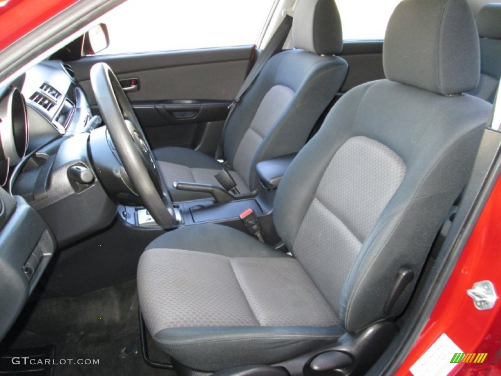 2005 MAZDA3 i Sedan - Velocity Red Mica / Black photo #13