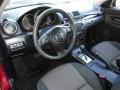 Black 2005 Mazda MAZDA3 i Sedan Interior Color