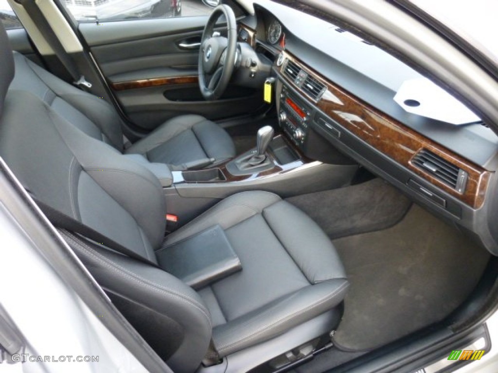Black Interior 2009 BMW 3 Series 335xi Sedan Photo #78188936