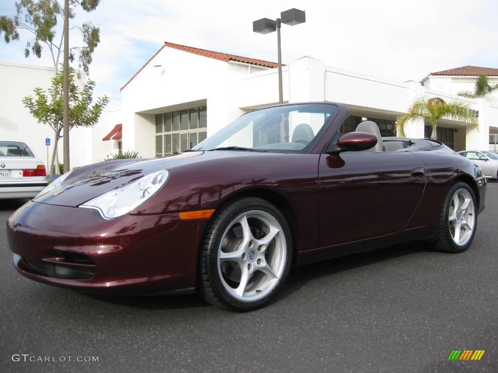 Carmon Red Metallic 2004 Porsche 911 Carrera Cabriolet Exterior Photo #7818976