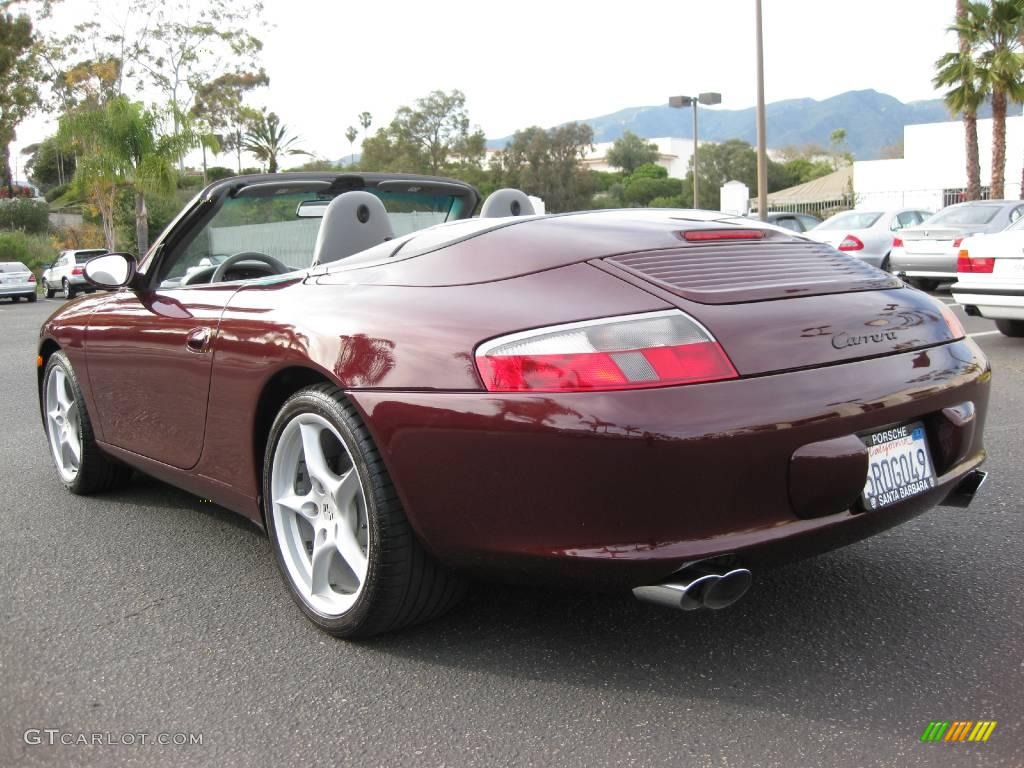Carmon Red Metallic 2004 Porsche 911 Carrera Cabriolet Exterior Photo #7818996