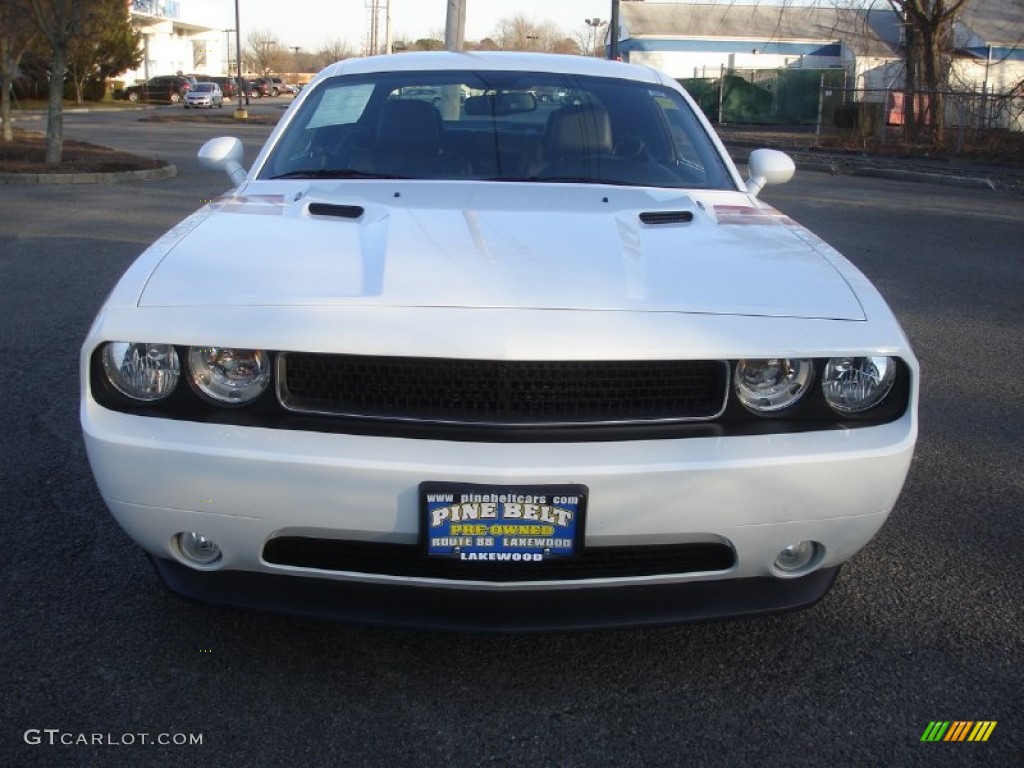 2011 Challenger R/T Plus - Bright White / Dark Slate Gray photo #2