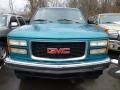 1994 Bright Teal Metallic GMC Sierra 1500 SLE Extended Cab 4x4  photo #5