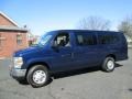 2008 Dark Blue Pearl Metallic Ford E Series Van E350 Super Duty XLT 15 Passenger  photo #3