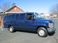 Dark Blue Pearl Metallic 2008 Ford E Series Van E350 Super Duty XLT 15 Passenger Exterior