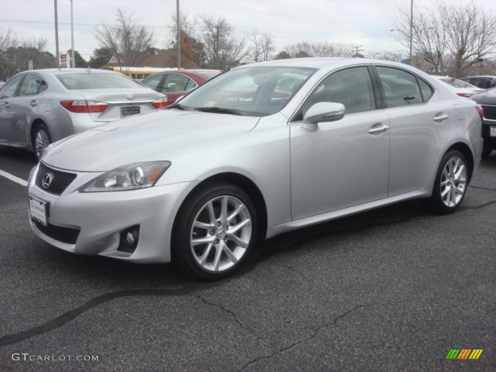 Tungsten Silver Pearl 2012 Lexus IS 250 AWD Exterior Photo #78192420