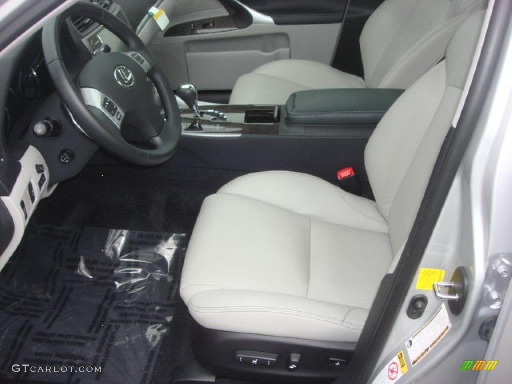 Light Gray Interior 2012 Lexus IS 250 AWD Photo #78192473