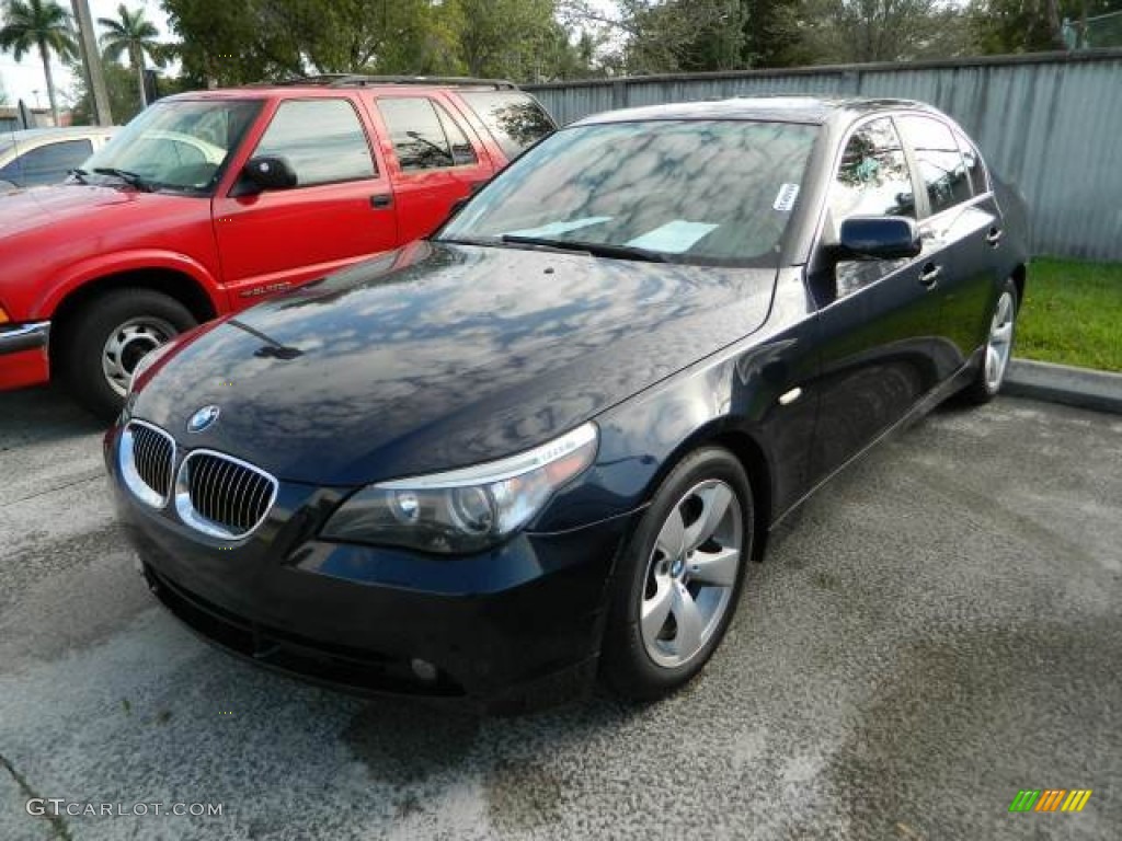 Monaco Blue Metallic 2007 BMW 5 Series 525i Sedan Exterior Photo #78192659