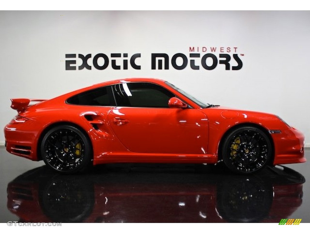 2012 911 Turbo S Coupe - Guards Red / Black photo #2