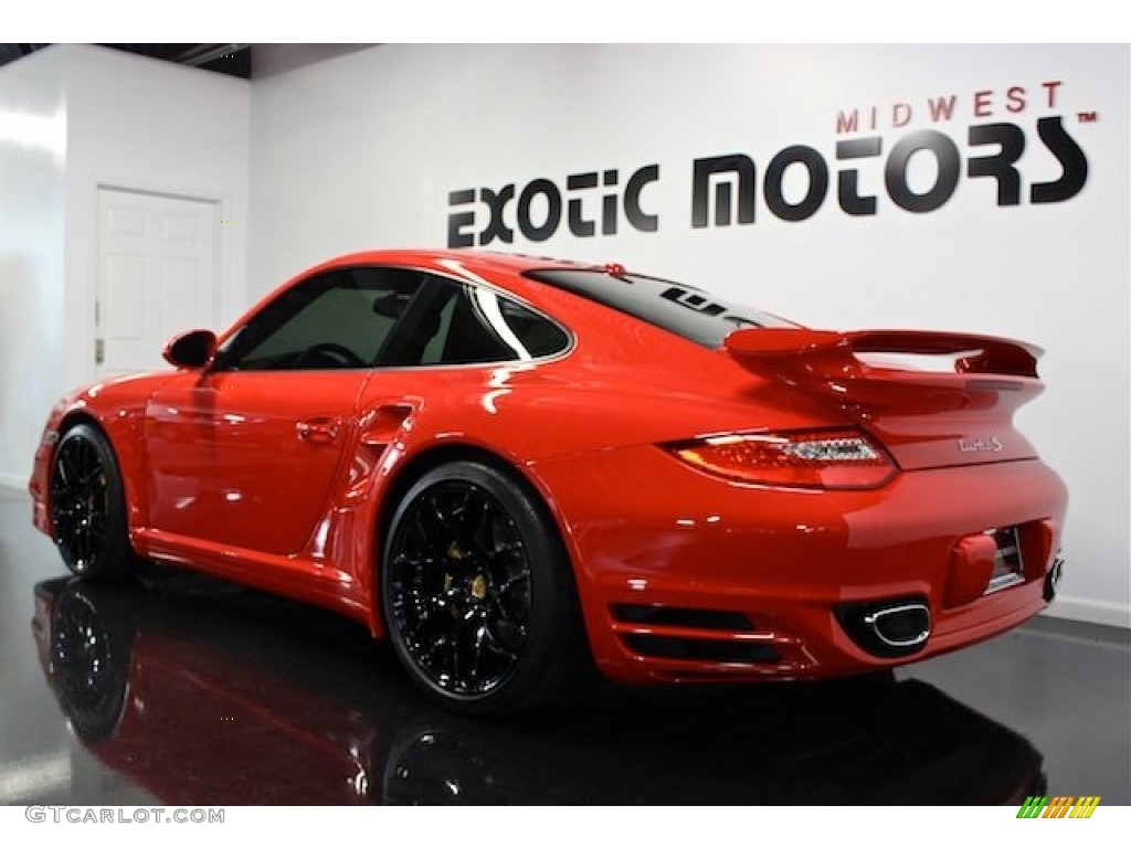 2012 911 Turbo S Coupe - Guards Red / Black photo #3