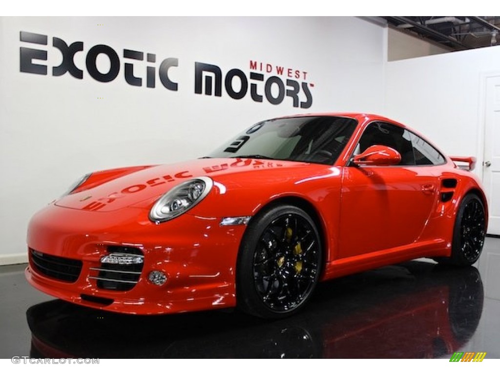 2012 911 Turbo S Coupe - Guards Red / Black photo #5