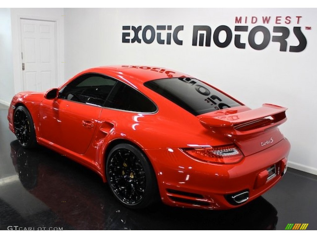 2012 911 Turbo S Coupe - Guards Red / Black photo #7