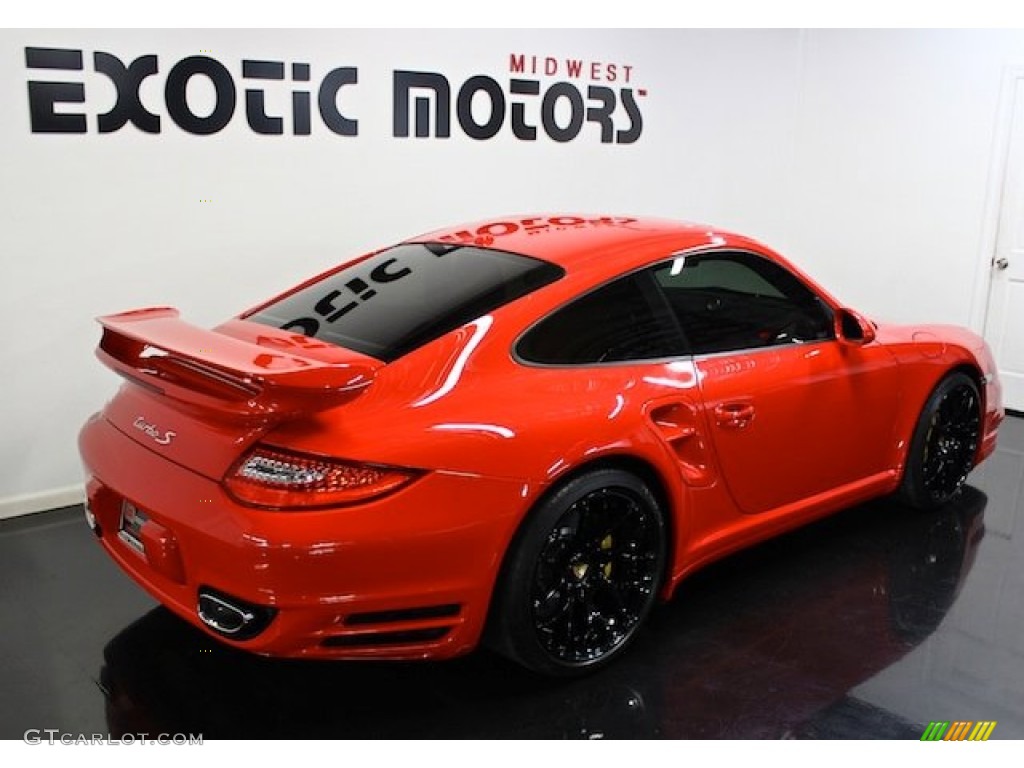 2012 911 Turbo S Coupe - Guards Red / Black photo #8