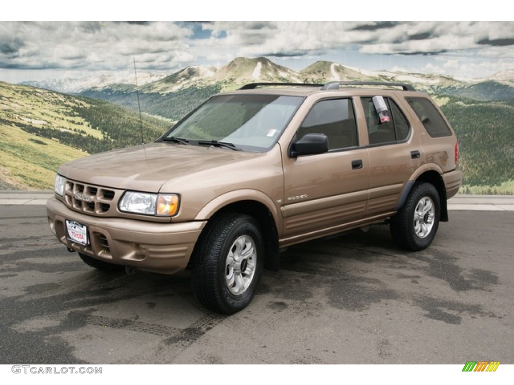 2000 Rodeo LS 4WD - Roman Bronze Metallic / Beige photo #4