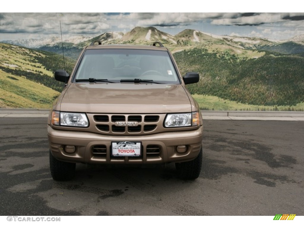 2000 Rodeo LS 4WD - Roman Bronze Metallic / Beige photo #7