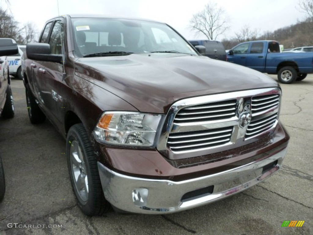 Western Brown Pearl 2013 Ram 1500 Big Horn Quad Cab 4x4 Exterior Photo #78194130