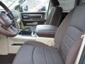 Front Seat of 2013 1500 Big Horn Quad Cab 4x4