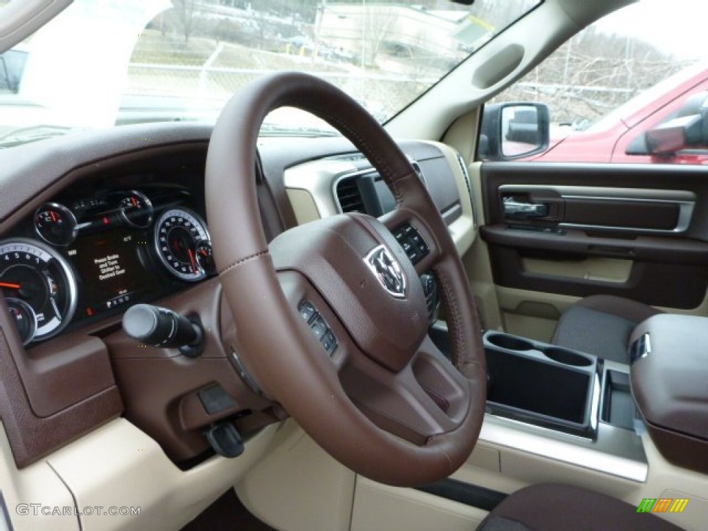 2013 Ram 1500 Big Horn Quad Cab 4x4 Canyon Brown/Light Frost Beige Dashboard Photo #78194298