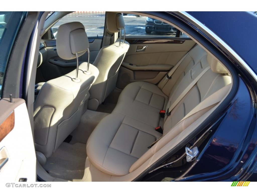Almond Beige Interior 2010 Mercedes-Benz E 350 4Matic Sedan Photo #78194301
