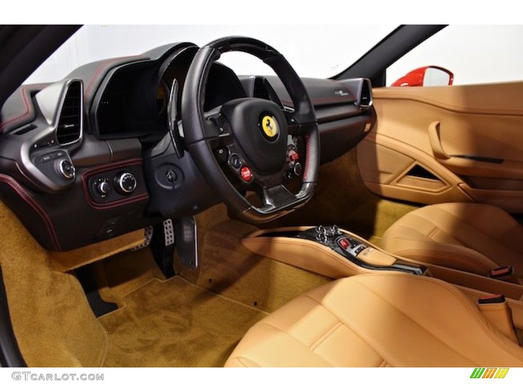 Beige Interior 2010 Ferrari 458 Italia Photo #78194462