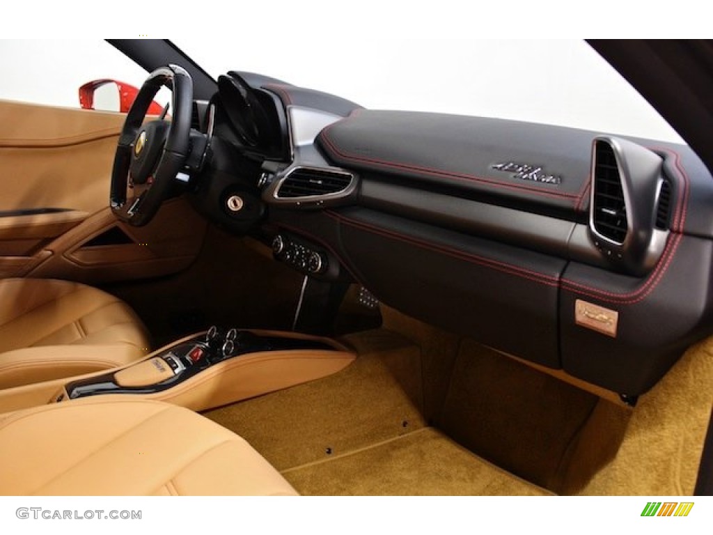 2010 Ferrari 458 Italia Beige Dashboard Photo #78194475