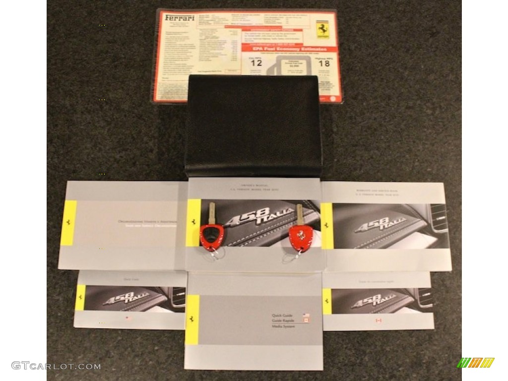 2010 Ferrari 458 Italia Books/Manuals Photo #78194631