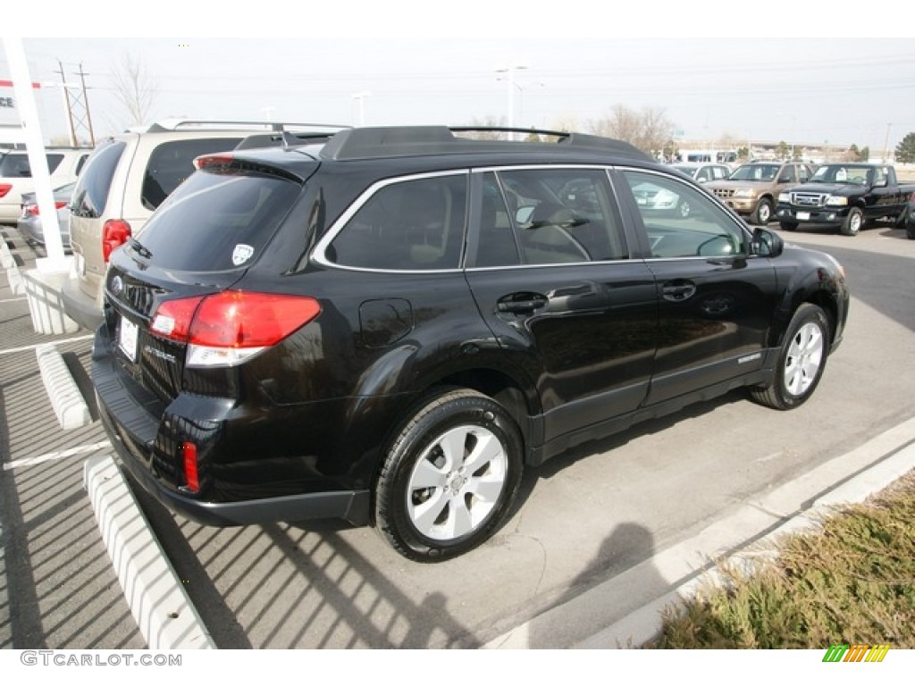 2011 Outback 2.5i Limited Wagon - Crystal Black Silica / Warm Ivory photo #2