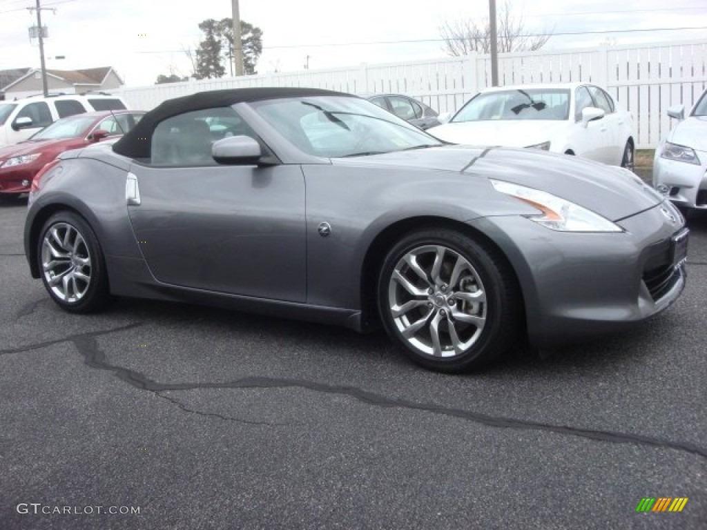 Gun Metallic 2011 Nissan 370Z Touring Roadster Exterior Photo #78194894