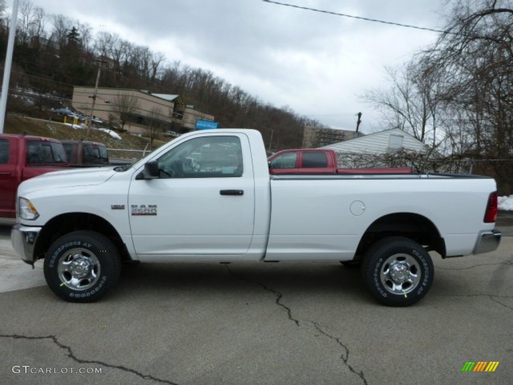 2013 2500 Tradesman Regular Cab 4x4 - Bright White / Black/Diesel Gray photo #2