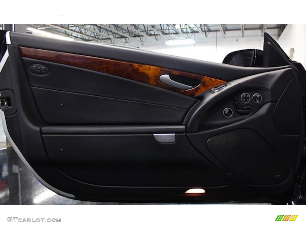 2008 Mercedes-Benz SL 550 Roadster Black Door Panel Photo #78195189