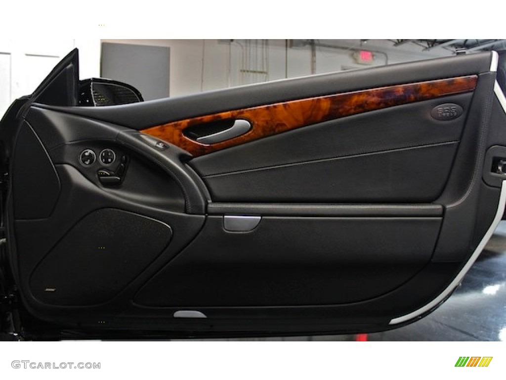 2008 Mercedes-Benz SL 550 Roadster Black Door Panel Photo #78195201