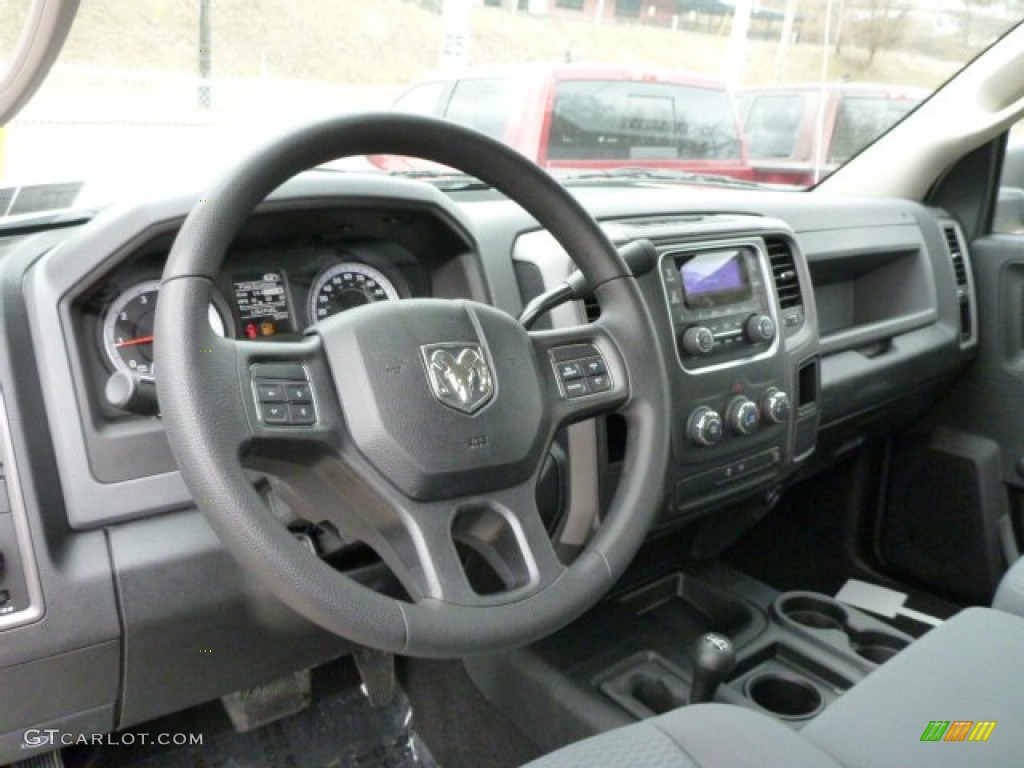 2013 Ram 2500 Tradesman Regular Cab 4x4 Black/Diesel Gray Dashboard Photo #78195249