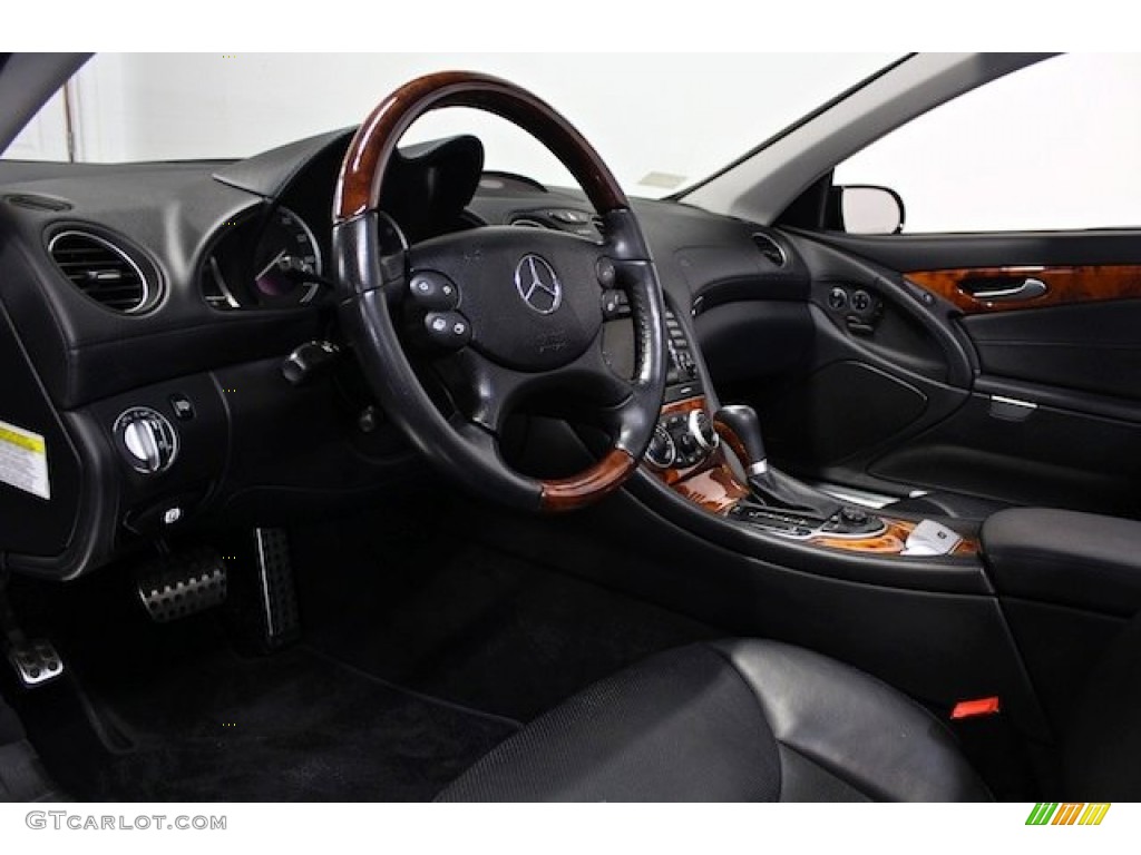 2008 Mercedes-Benz SL 550 Roadster Black Dashboard Photo #78195384