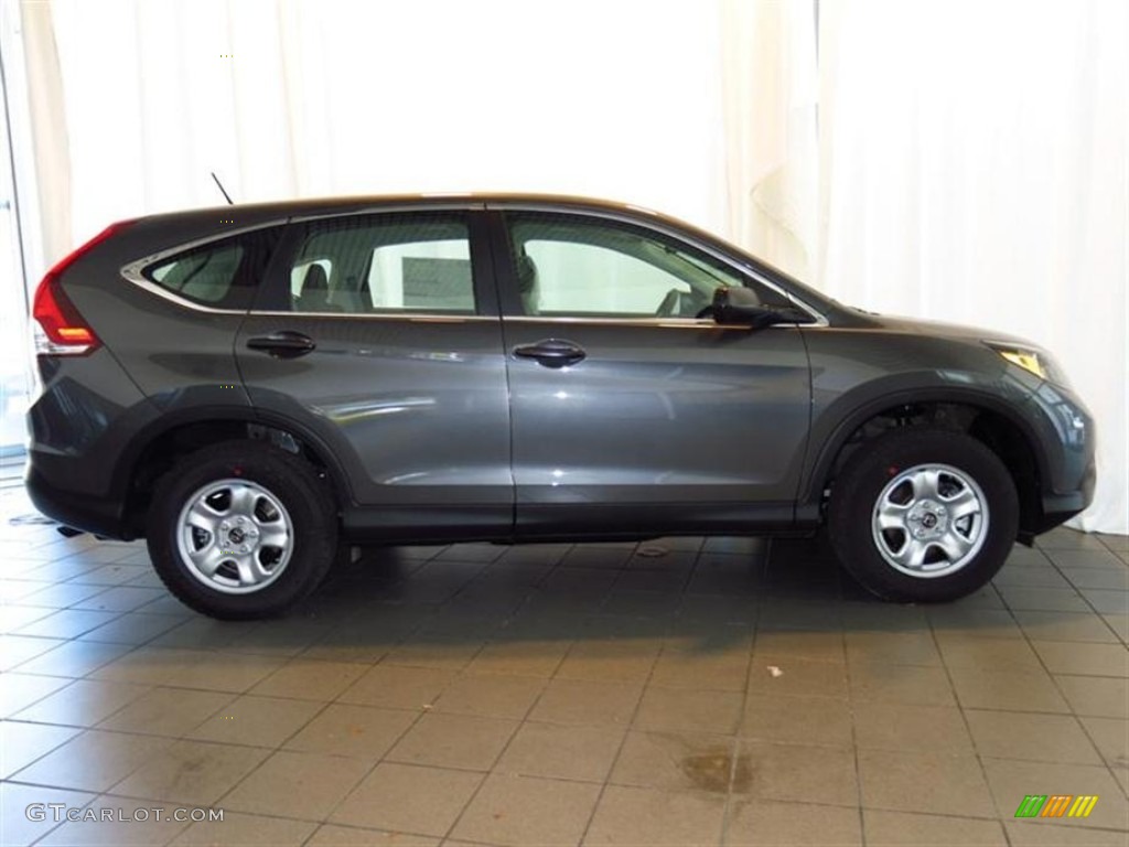 2013 CR-V LX - Polished Metal Metallic / Gray photo #2