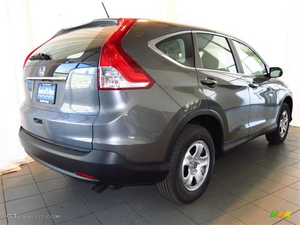 2013 CR-V LX - Polished Metal Metallic / Gray photo #3