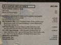 2008 Mercedes-Benz SL 550 Roadster Window Sticker
