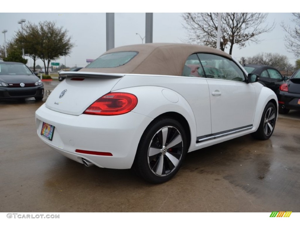 Candy White 2013 Volkswagen Beetle Turbo Convertible Exterior Photo #78196068