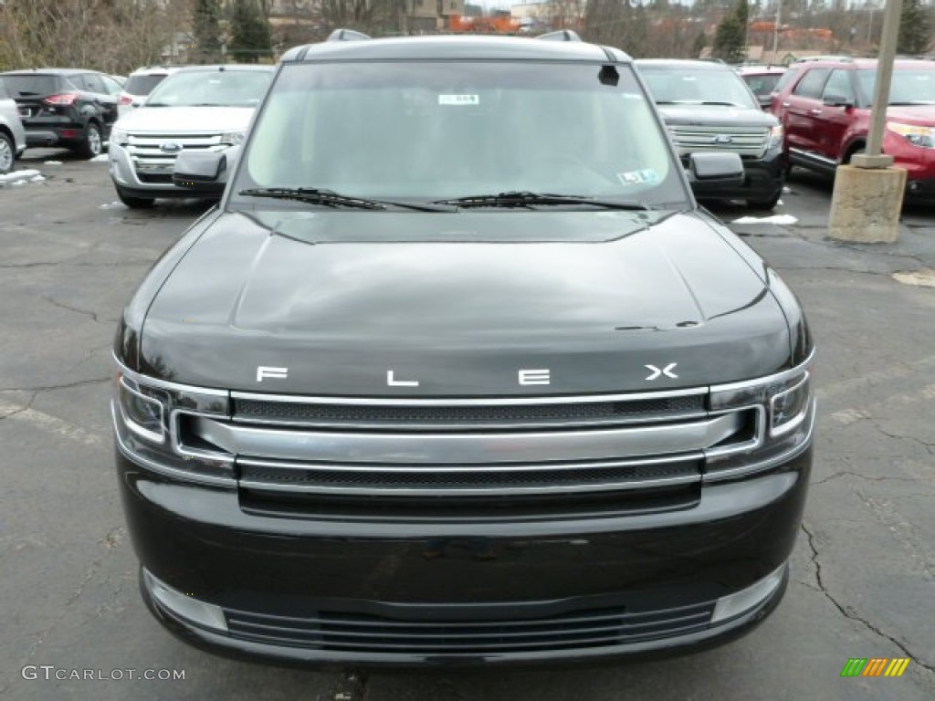 Tuxedo Black Metallic 2013 Ford Flex Limited EcoBoost AWD Exterior Photo #78196140