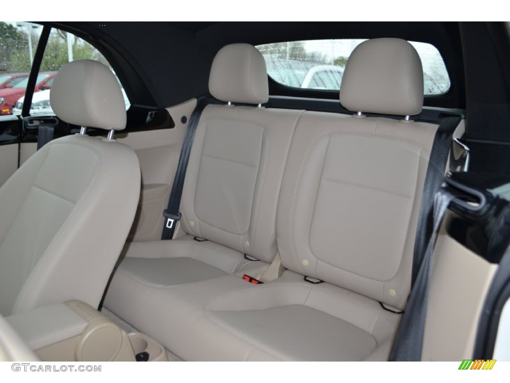 Beige Interior 2013 Volkswagen Beetle Turbo Convertible Photo #78196236