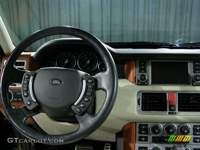 2006 Land Rover Range Rover Supercharged in Bonatti Grey with Ivory Interior - steering wheel & and dash 2006 Land Rover Range Rover Supercharged Parts