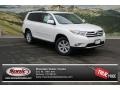 2013 Blizzard White Pearl Toyota Highlander V6 4WD  photo #1