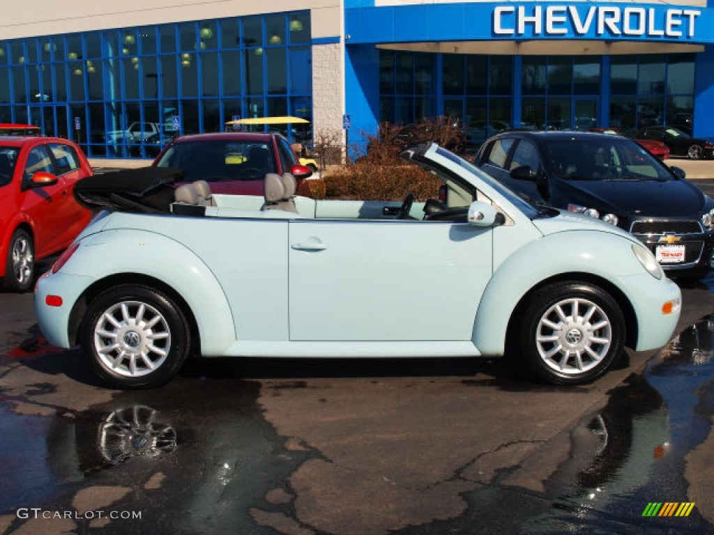 2005 New Beetle GLS Convertible - Aquarius Blue / Grey photo #2