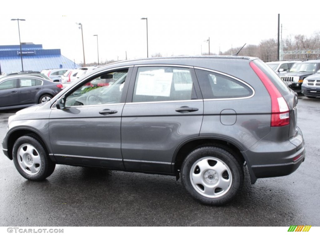 2011 CR-V LX 4WD - Polished Metal Metallic / Black photo #11