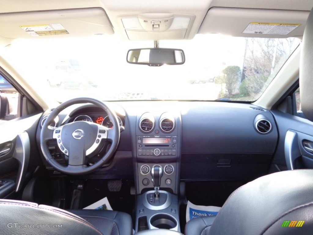 2010 Nissan Rogue SL AWD Black Dashboard Photo #78200661