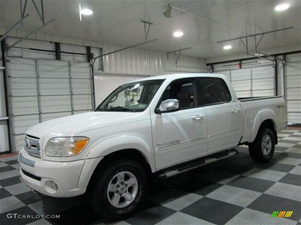 Natural White 2005 Toyota Tundra SR5 Double Cab 4x4 Exterior Photo #78200760