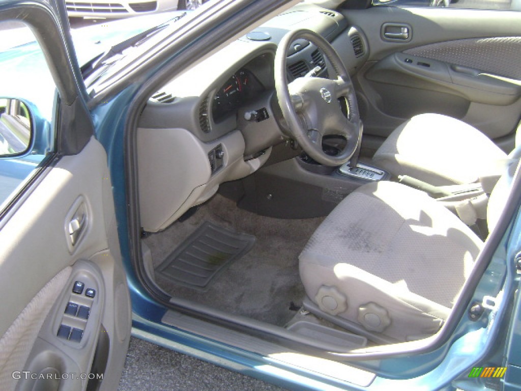 2004 Sentra 1.8 S - Vibrant Blue / Taupe photo #3