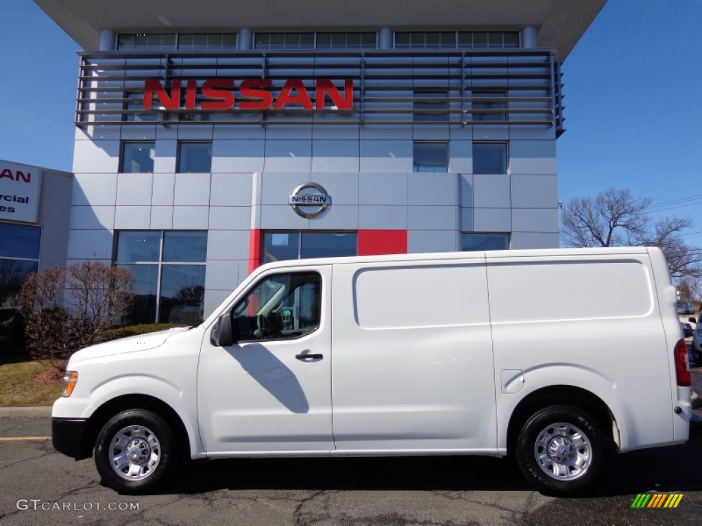 Blizzard White 2012 Nissan NV 2500 HD S Exterior Photo #78201299
