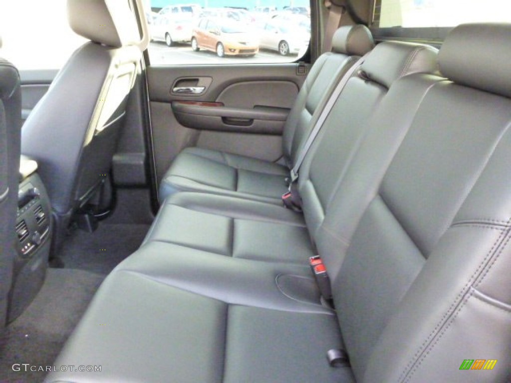 Ebony Interior 2013 Chevrolet Avalanche LTZ 4x4 Black Diamond Edition Photo #78201778
