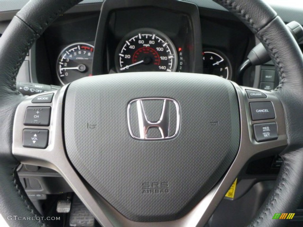 2013 Honda Ridgeline Sport Black Steering Wheel Photo #78201975