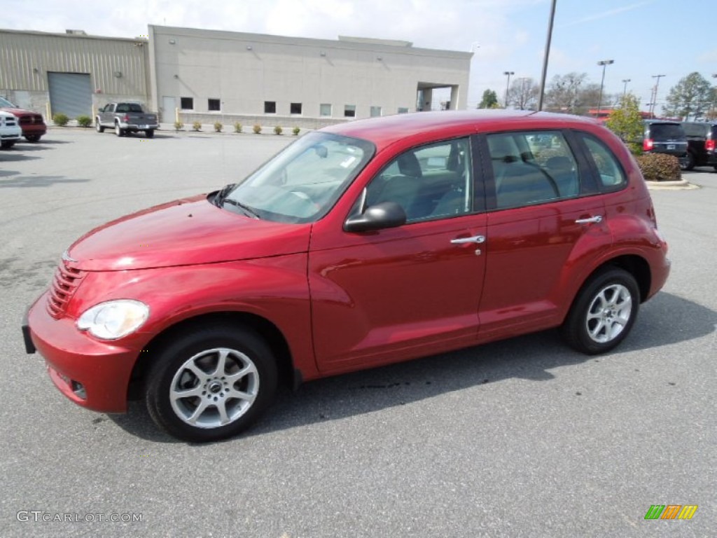 Inferno Red Crystal Pearl 2009 Chrysler PT Cruiser LX Exterior Photo #78202461